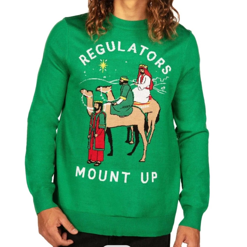 MEN'S REGULATORS MOUNT UP UGLY CHRISTMAS SWEATER